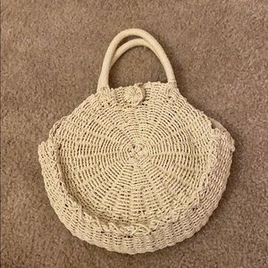 Round cross body purse